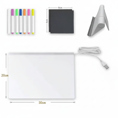 Pizarra de Luz Mágica Para Colorear